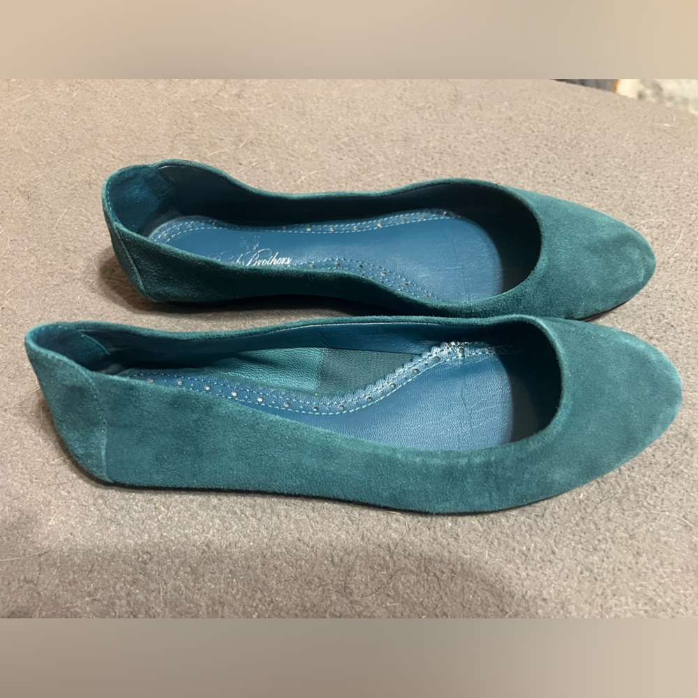 Blue Suede Flats/ Loafers for Everyday Comfort